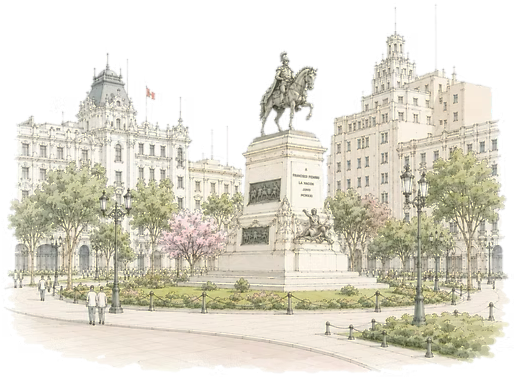 Plaza San Martín, Lima